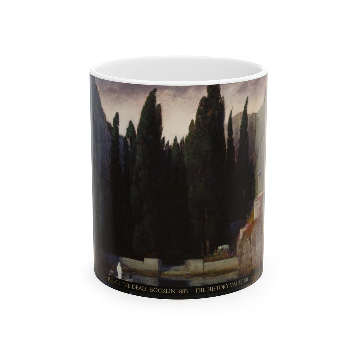 Isle of the Dead Mug (11oz) | Böcklin 1883 Dark Art Coffee Mug