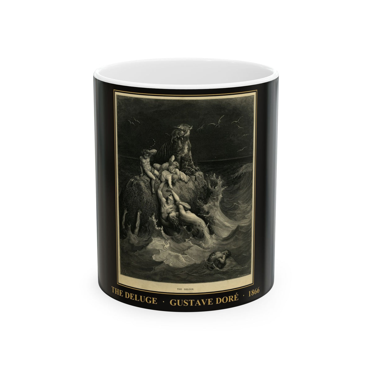 The Deluge Mug (11oz) | Gustave Doré 1866 Bible Engraving Coffee Mug