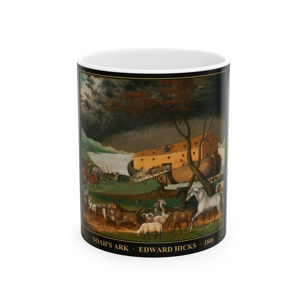 Noah's Ark Mug (11oz) | Edward Hicks 1846 Bible Art Coffee Mug