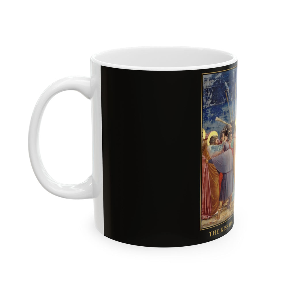The Kiss of Judas Mug (11oz) | Giotto c. 1305 Bible Art Coffee Mug
