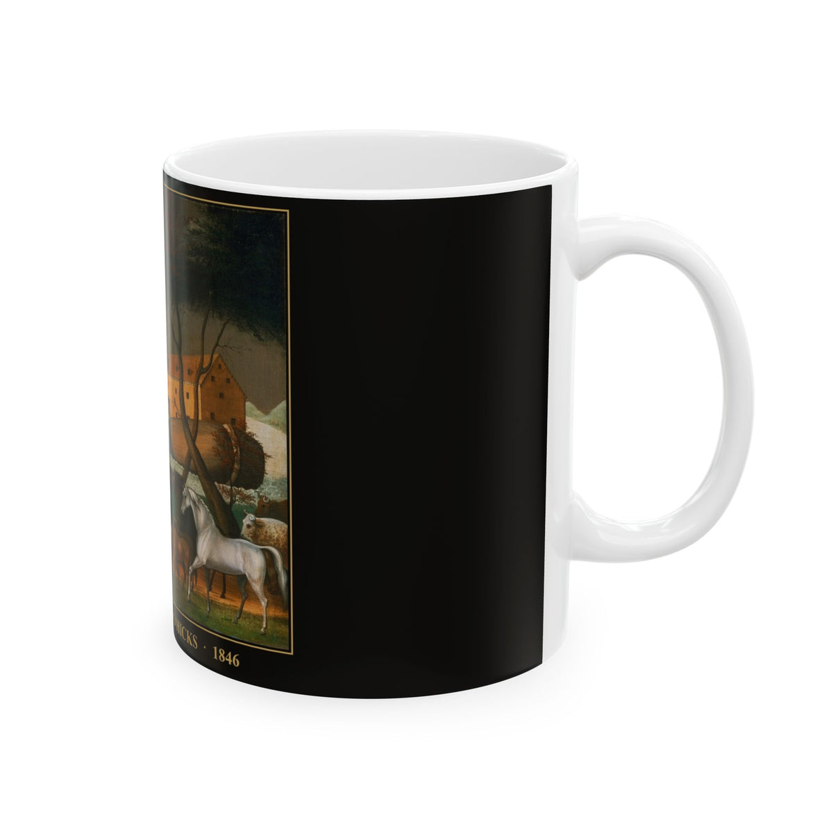 Noah's Ark Mug (11oz) | Edward Hicks 1846 Bible Art Coffee Mug