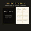 History Trivia Night: 42 True-Story Question Cards (Printable)
