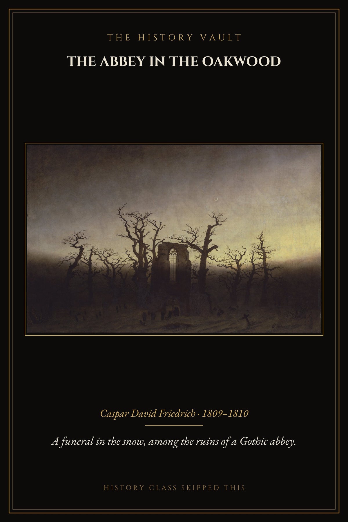 The Abbey in the Oakwood print